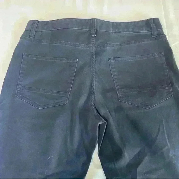 Mens Nautica Pants Size 30x30 Classic Fit Blue Flat Front Cotton Chino Casual - Picture 6 of 7